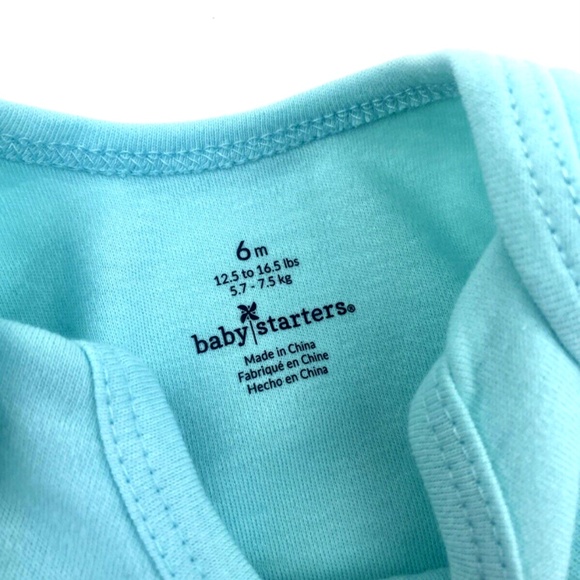 Baby Starters Bodysuit Size 6m Girls Cutest in History Glitter Snap Infants - Picture 5 of 8